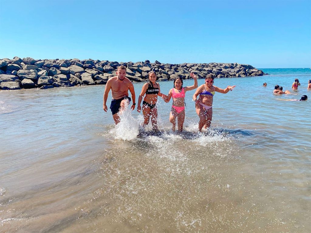 actividades en la playa