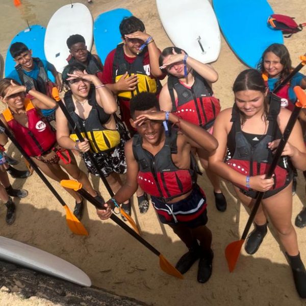 Actividades acuaticas Campamento Club La Santa